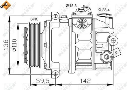 Audi Compressor, airconditioning 32147