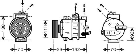Audi Compressor Tt/quattro All 06- 0300K270