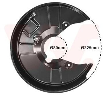 Audi Dekplaat, remschijf 0325375