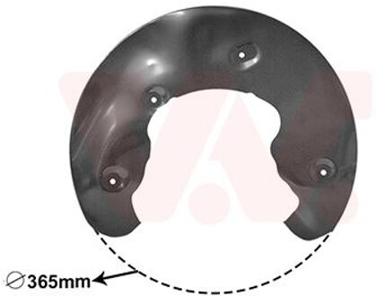 Audi Dekplaat, remschijf 0327372