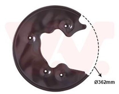 Audi Dekplaat, remschijf 0327373