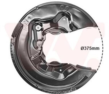 Audi Dekplaat, remschijf 0334377