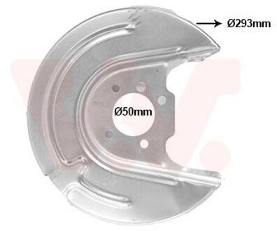 Audi Dekplaat, remschijf 5766373