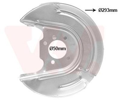 Audi Dekplaat, remschijf 5766374