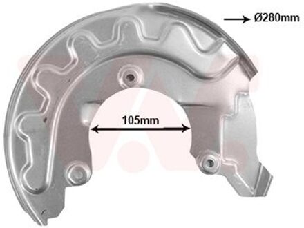 Audi Dekplaat, remschijf 5814371