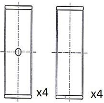 Audi Drijfstanglager BB2041STD
