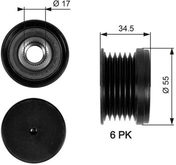 Audi Dynamovrijloop DriveAlign® OAP7090