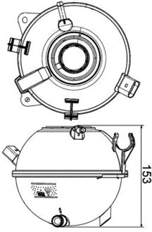 Audi Expansietank, koelvloeistof CRT19000S