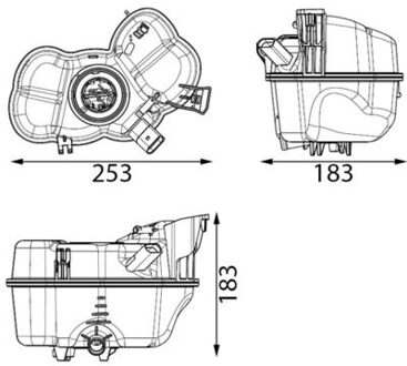 Audi Expansietank, koelvloeistof CRT349000S