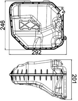 Audi Expansietank, koelvloeistof CRT9000S