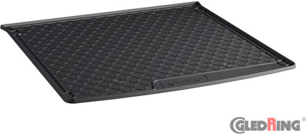Audi Gledring Rubbasol (Rubber) Kofferbakmat passend voor Audi Q8 (4MN) 2018- (met verstelbare achterbank GL1104