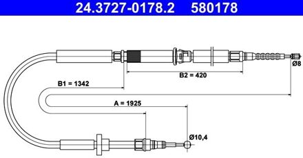 Audi Handremkabel 24372701782