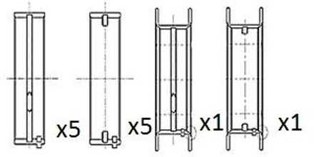 Audi Hoofdlager BM1059STD