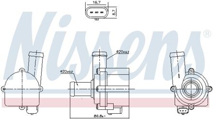 Audi Hulpwaterpomp (koelwatercircuit) 832121