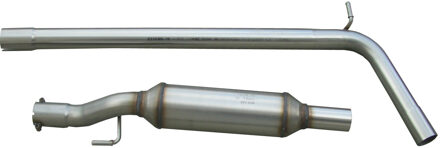 Audi InoxCar middendemper passend voor Audi A1 1.4TFSi Sport (185pk) 2011- Ø55mm IXTCSA1