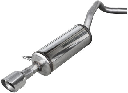 Audi InoxCar uitlaat passend voor Audi A1 (8X) 1.6 TDI 90pk 1x102mm Racing IXAUA103102RA