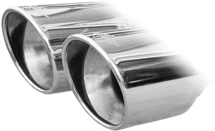 Audi InoxCar uitlaat passend voor Audi A3 8P 2.0 FSi (150pk) 2003- 2x80mm X-Race IXOVAU10XR80
