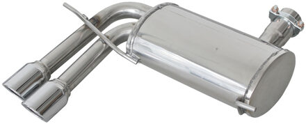 Audi InoxCar uitlaat passend voor Audi A3 8P Sportback 2.0TDi (140pk) 2004-2008 2x80mm X-Race IXOVAU24XR80