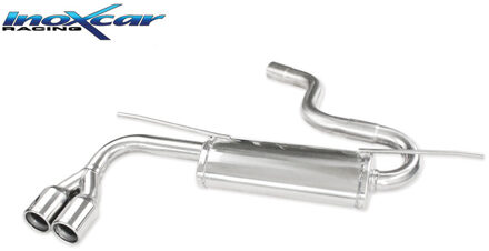 Audi InoxCar uitlaat passend voor Audi A3 (8V) Sportback 1.8 TFSI 180pk 2013- 2x80mm IXOVAU2580