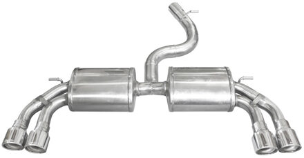 Audi InoxCar uitlaat passend voor Audi A3 (8V) Sportback S3 2.0i TFSI 300pk 2013- 2x80mm X-Rac IXAUS301XR80