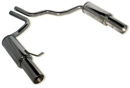 Audi InoxCar uitlaat passend voor Audi A4 8E 2.5 TDi 2001- Links/Rechts 102mm IXAUA410102