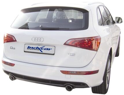 Audi InoxCar uitlaat passend voor Audi Q5 2.0 TFSi Quattro (180pk) 2010- 100mm X-Race IXOVQ501XR10