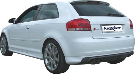 Audi InoxCar uitlaat passend voor Audi S3 8P 2.0 TFSi (265pk) 2006- 2x80mm Racing IXOVAU12RA