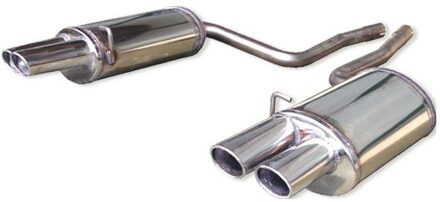 Audi InoxCar uitlaat passend voor Audi S4 4.2 V8 2004- Links/Rechts 76mm IXOVA40476