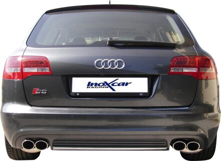 Audi InoxCar uitlaat passend voor Audi S6 Avant 5.2FSi Quattro (435pk) 2009- Links/Rechts 2x90 IXAUA60290