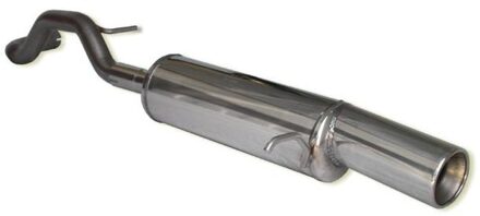 Audi InoxCar uitlaat passend voor Audi TT 8N 2WD 1999- 102mm IXAUTT01102