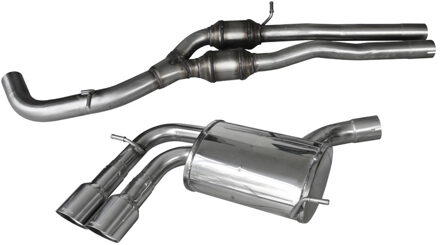 Audi InoxCar uitlaat + Middendemper passend voor Audi RS3 2.5TFSI Quattro (340PK) 2011- IXOVAU22SRA