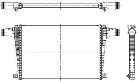 Audi Intercooler, inlaatluchtkoeler 309121