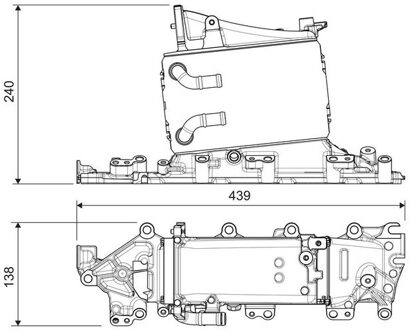 Audi Intercooler, inlaatluchtkoeler 822935