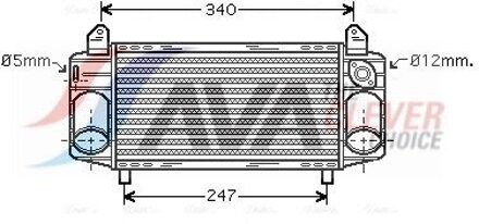 Audi Intercooler, inlaatluchtkoeler AI4192