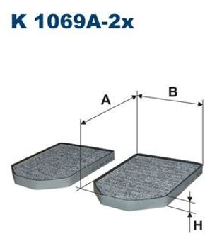 Audi Interieurfilter K1069A2x