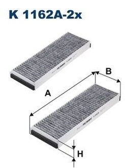 Audi Interieurfilter K1162A2x