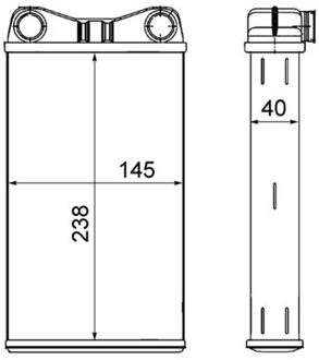 Audi Kachelradiateur, interieurverwarming AH7000S
