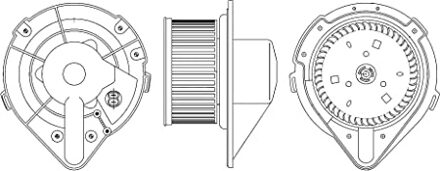 Audi Kachelventilator AB 172 000S Mahle AB172000S