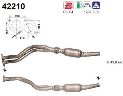 Audi Katalysator 42210