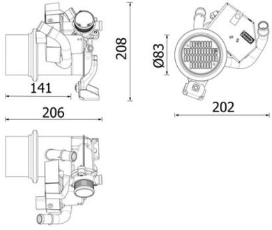 Audi Koeler, uitlaatterugvoering CE39000P