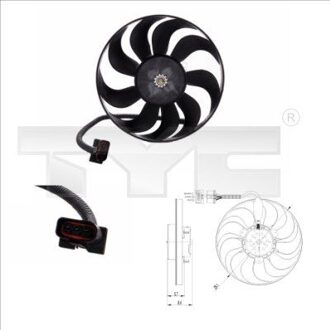 Audi Koelventilator 8370001