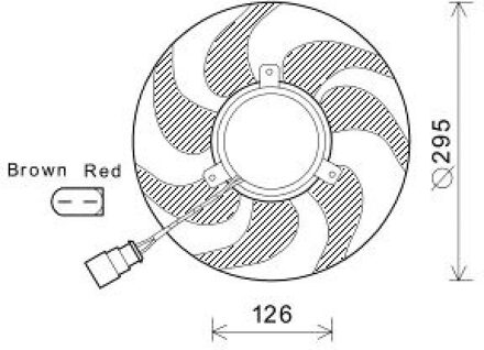 Audi Koelventilatorwiel DIEDERICHS Climate DCL1243