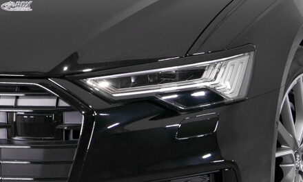 Audi Koplampspoilers passend voor Audi A6 (C8) Sedan/Avant 2018- (ABS) RDKAU19
