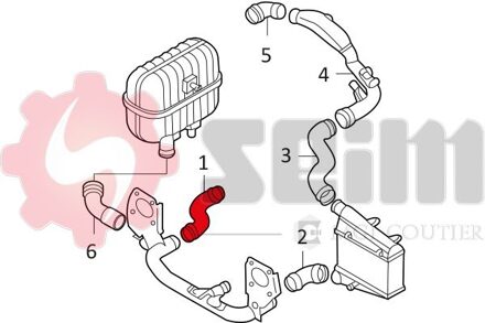 Audi Laadluchtslang 981054