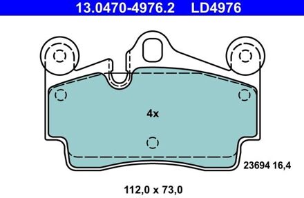 Audi Low dust Keramische remblokken 13047049762