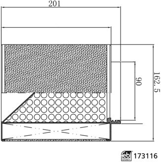 Audi Luchtfilter 173116