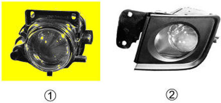 Audi MISTLICHT RECHTS tot bouwjaar 9e maand 1999 (niet voor V8)