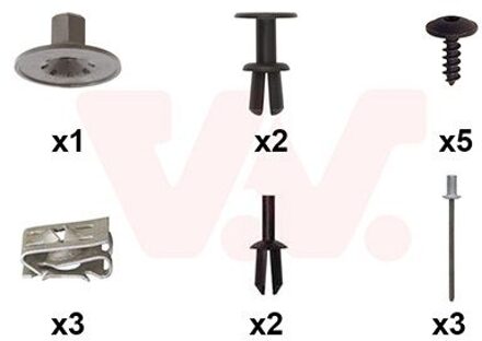 Audi Montageset Voorspatbord 0335796