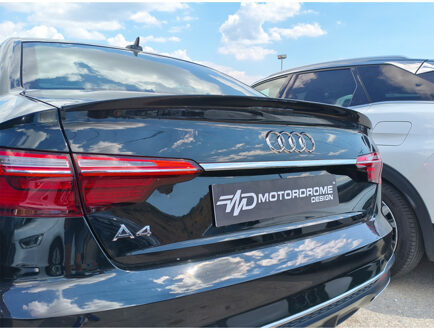 Audi Motordrome Achterspoilerlip passend voor Audi A4 B9 Sedan 2015-2024 (PU) TSAU105