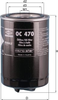 Audi Oliefilter OC470
